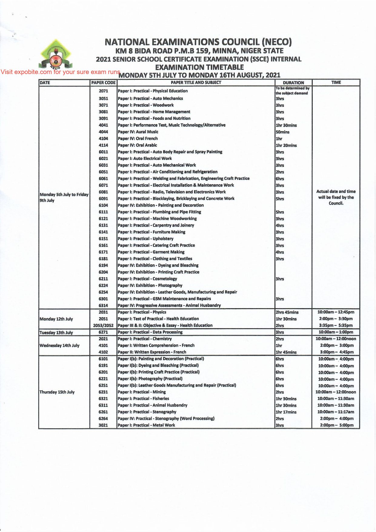 2021-SSCE-INTERNAL-TIMETABLE-SIGNED-min-1 downloaded from expobite_com 