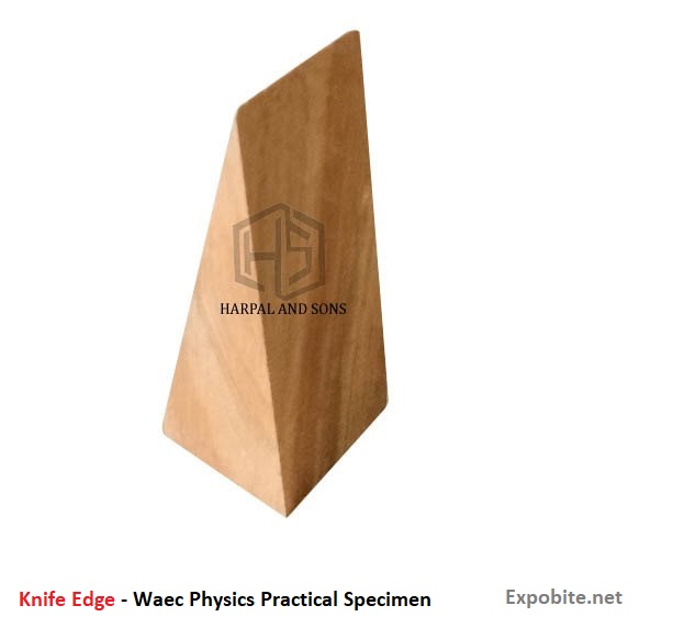 Knife Edge Physics Practical Specimen Diagram