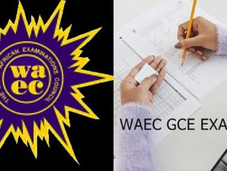 Waec GCE 2022