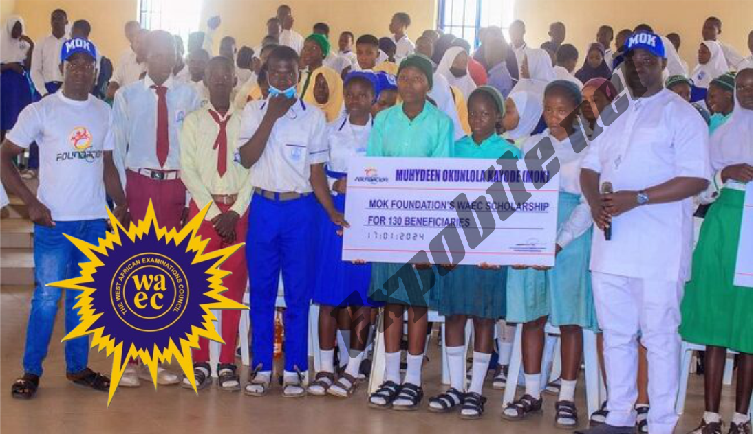 Foundation Presents WAEC Scholarships to 130 Kwara Indigent Students